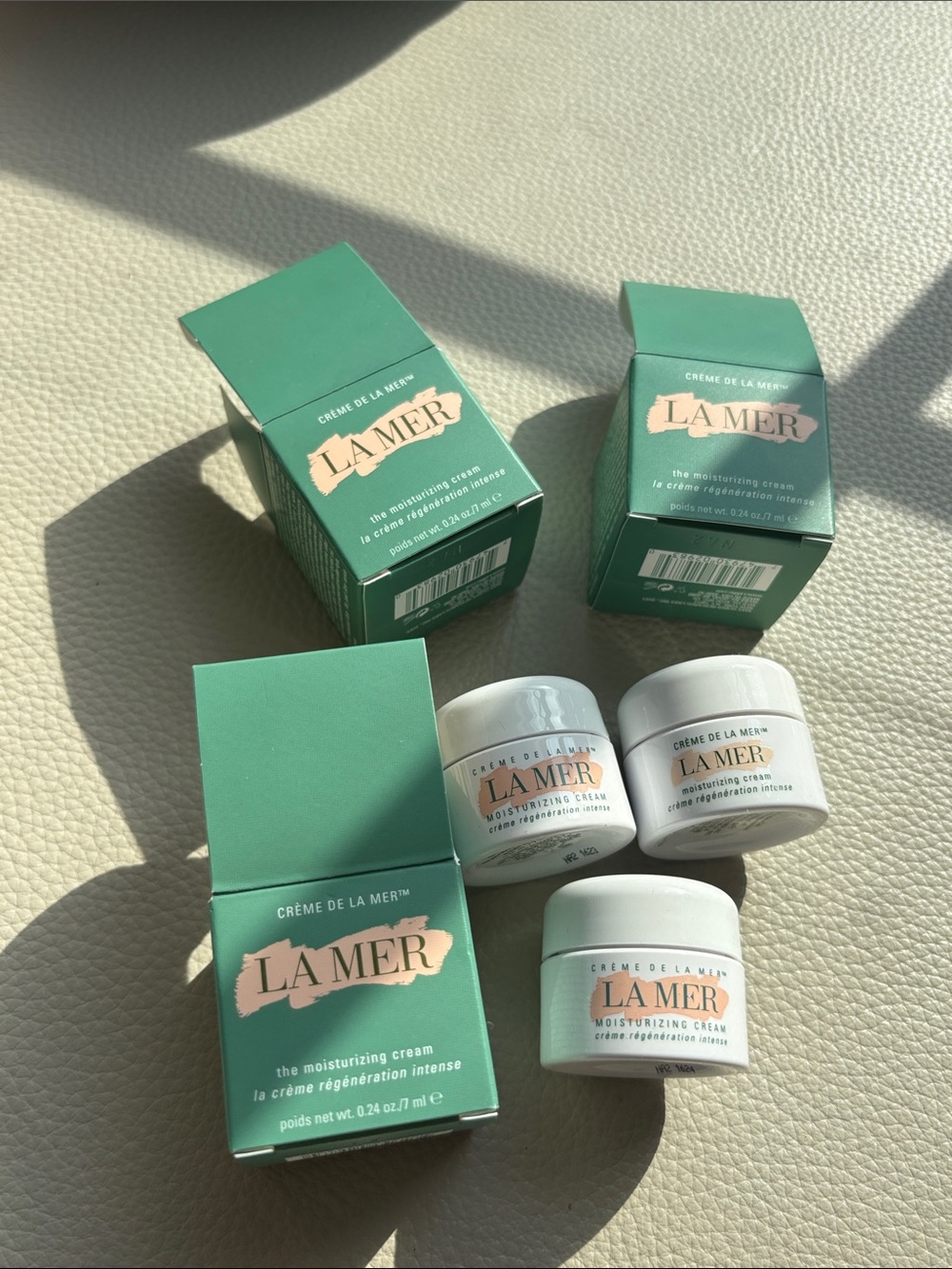 La Mer the  Moisturizing Cream Set（ 3 travel size jars )